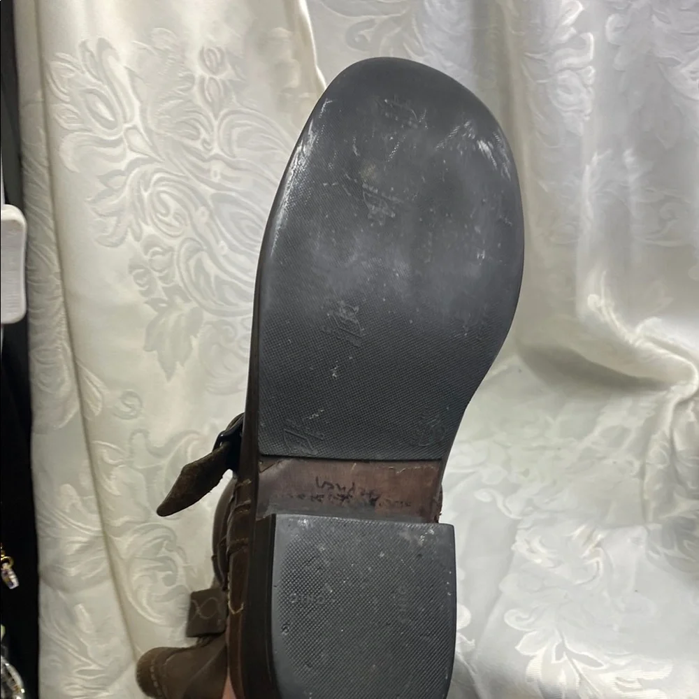 Vintage Bullboxer Men's Brown Leather Boots - Picture 4 of 8